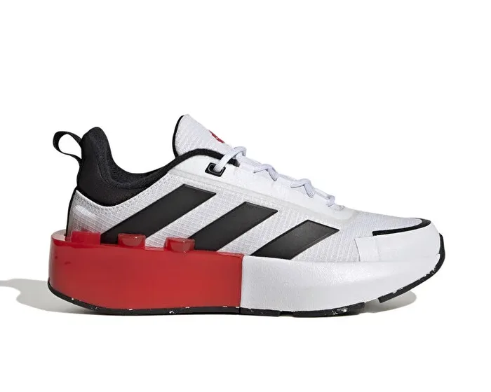 Chaussures enfant adidas Tech Runner J x LEGO (Blanc Noir Rouge) (IG9639-1) - prix | Brick Broker