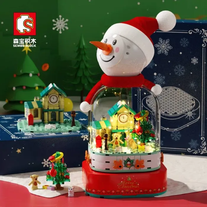 Sembo Maison du bonhomme de neige de Noël (SEM-601162) - prix | Brick Broker