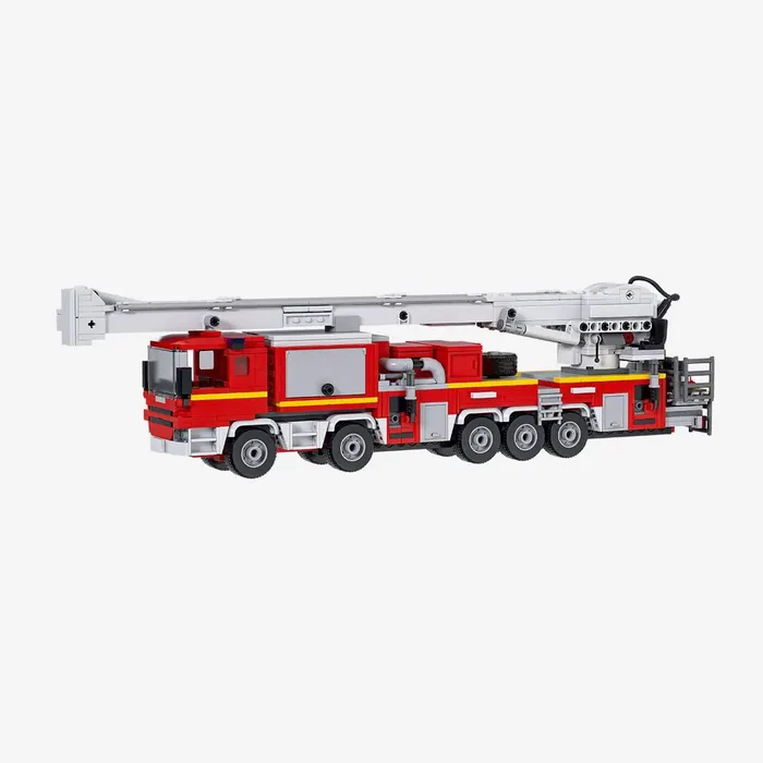BlueBrixx Grande plateforme articulée de sapeurs-pompiers (BB-110248) - prix | Brick Broker
