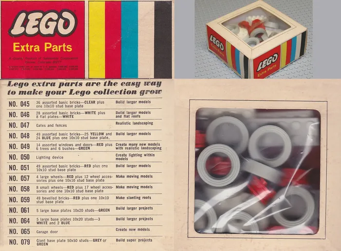 LEGO 058 Petites roues - prix et où acheter | Brick Broker