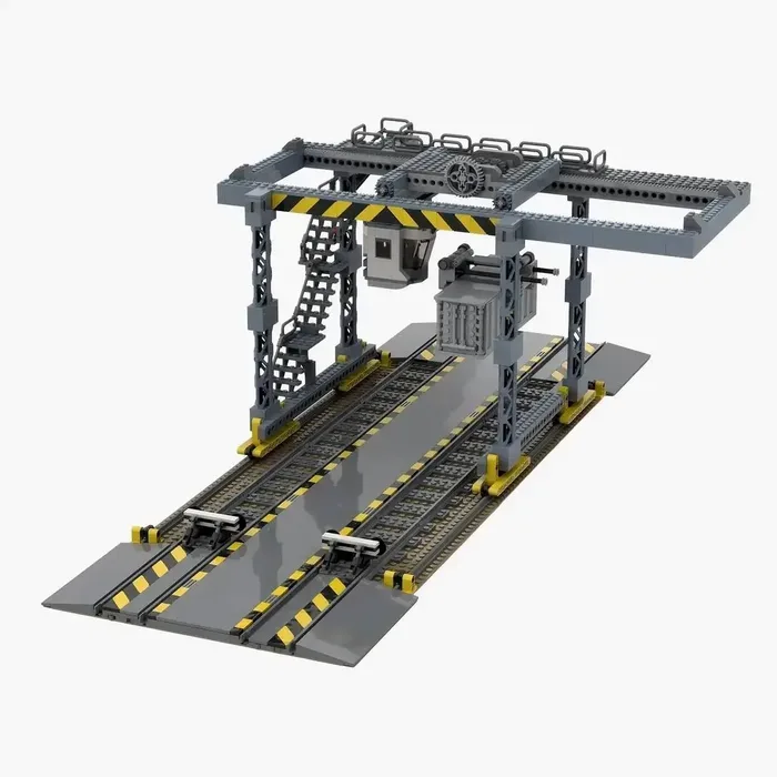 BlueBrixx Grue de chargement de conteneurs (BB-107859) - prix | Brick Broker