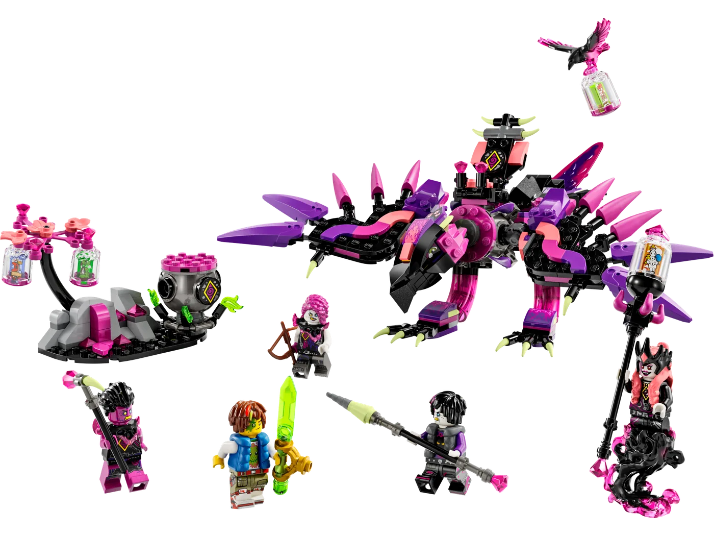 Dans le même style que le LEGO Les créatures de cauchemar de la Sorcière Jamais (71483-1) | Brick Broker