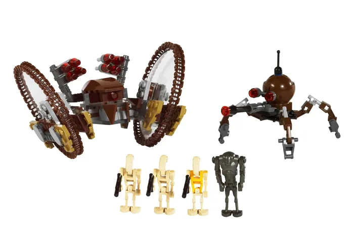 LEGO 7670 Droïde Hailfire et Droïde Araignée - prix | Brick Broker
