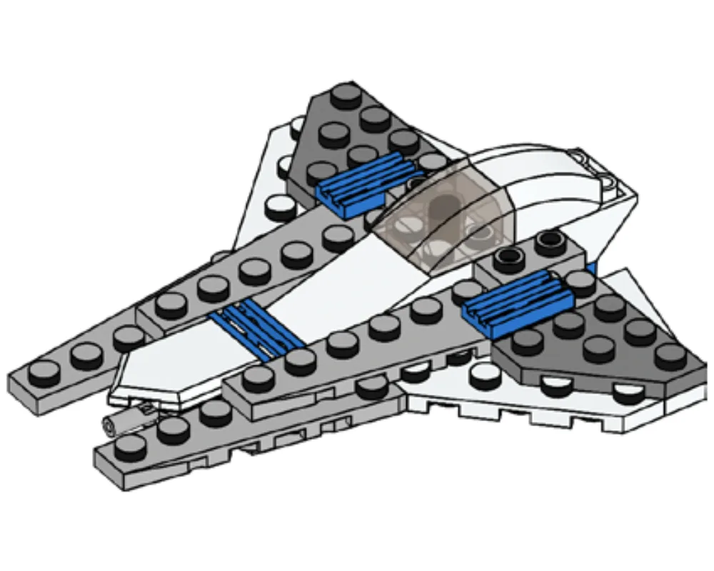 Dans le même style que le LEGO Chasseur stellaire Mandalorien (912287-1) | Brick Broker