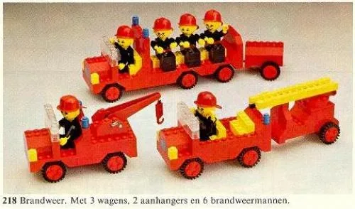 LEGO 218 Pompiers - prix et où acheter | Brick Broker