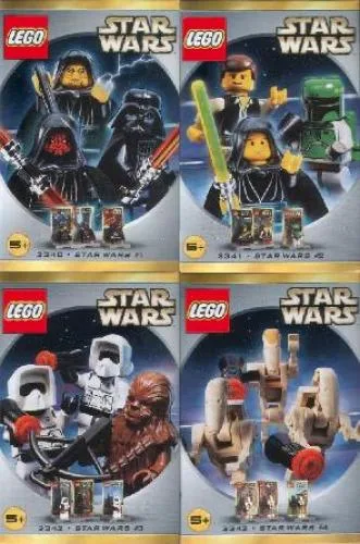 Dans le même style que le LEGO Star Wars Packs de Minifigs (Lot de 4) (SWMINIFIGS-1) | Brick Broker
