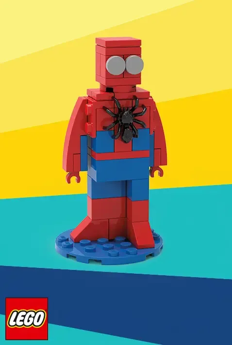 Dans le même style que le LEGO Spider-Man (TRUSPIDERMAN-1) | Brick Broker