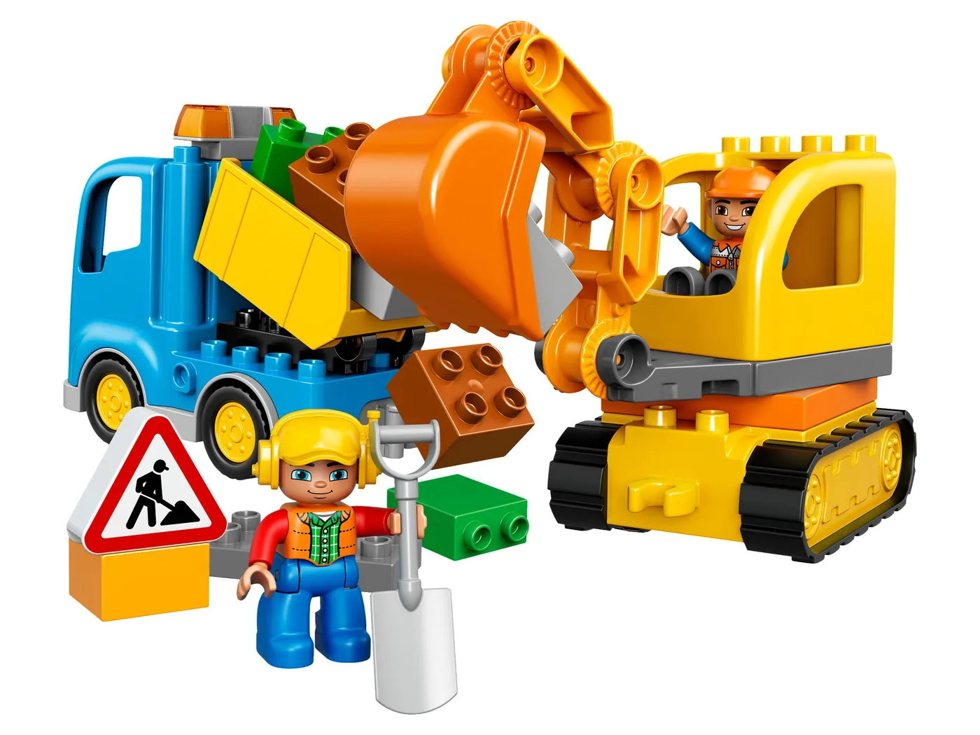 Dans le même style que le LEGO Camion et pelleteuse à chenilles (10812-1) | Brick Broker