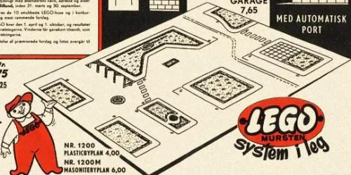 Dans le même style que le LEGO Tableau de Plan de Ville LEGO, Petite en Plastique (1200-2) | Brick Broker