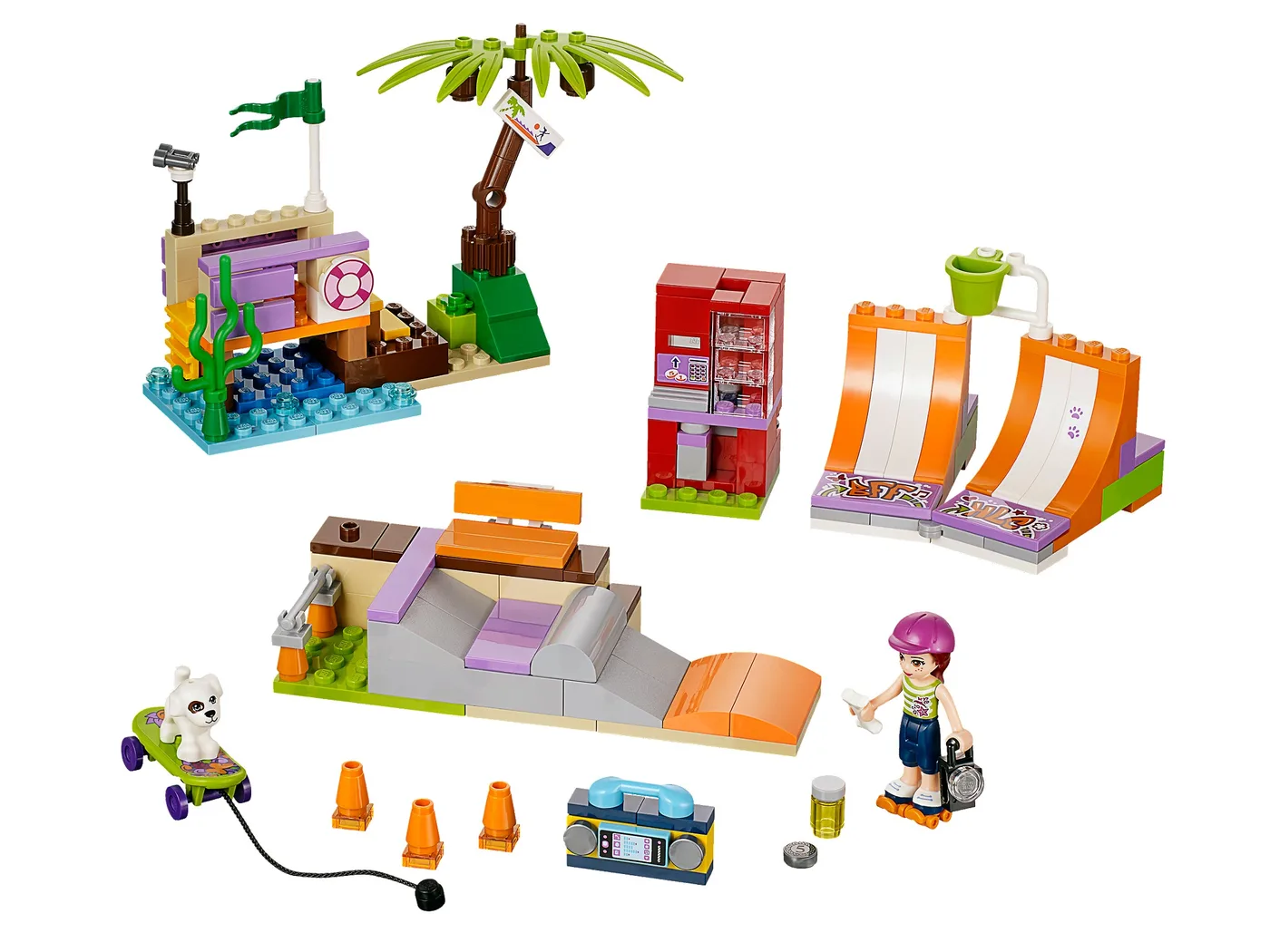 Dans le même style que le LEGO Skatepark de Heartlake City (41099-1) | Brick Broker