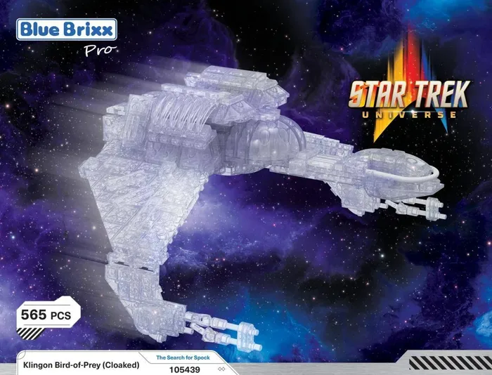 BlueBrixx STAR TREK Oiseau de proie Klingon camouflé (BB-105439) - prix | Brick Broker